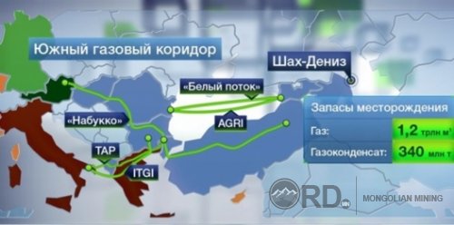 Азийн хөгжлийн банк Азербайжаны хийн ордын төсөлд 500 сая долларын зээл олгов