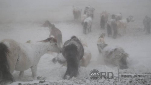 2-нд баруун болон төвийн аймгуудын нутгийн хойд хэсгээр цас орж, цасан шуурга шуурахыг анхааруулж байна