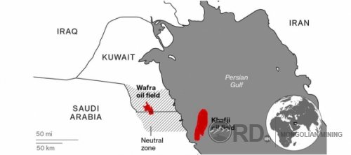 Кувейт, Саудын Араб төвийг сахисан бүсэд нефть олборлож эхэлжээ